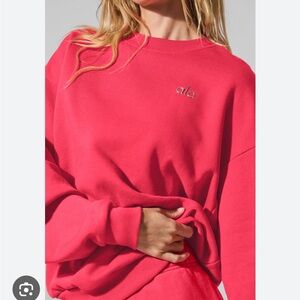 ALO Yoga Candy Red Pullover
